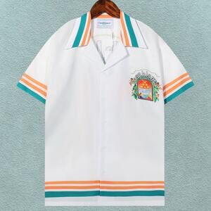 Casablanca White Short Sleeve Shirt